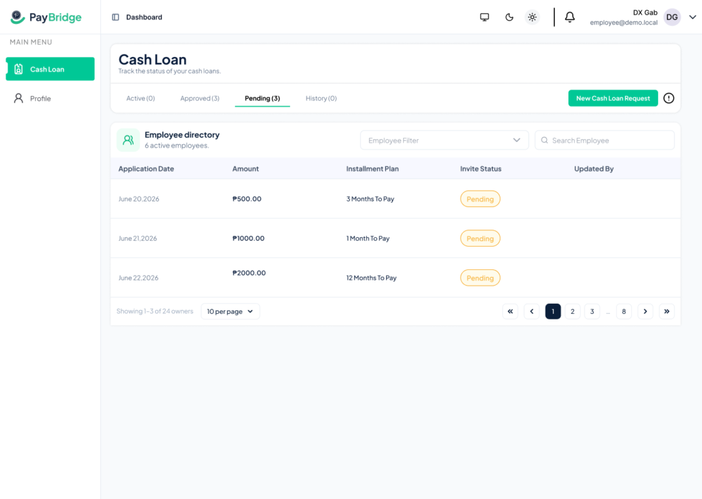 cash loan pb